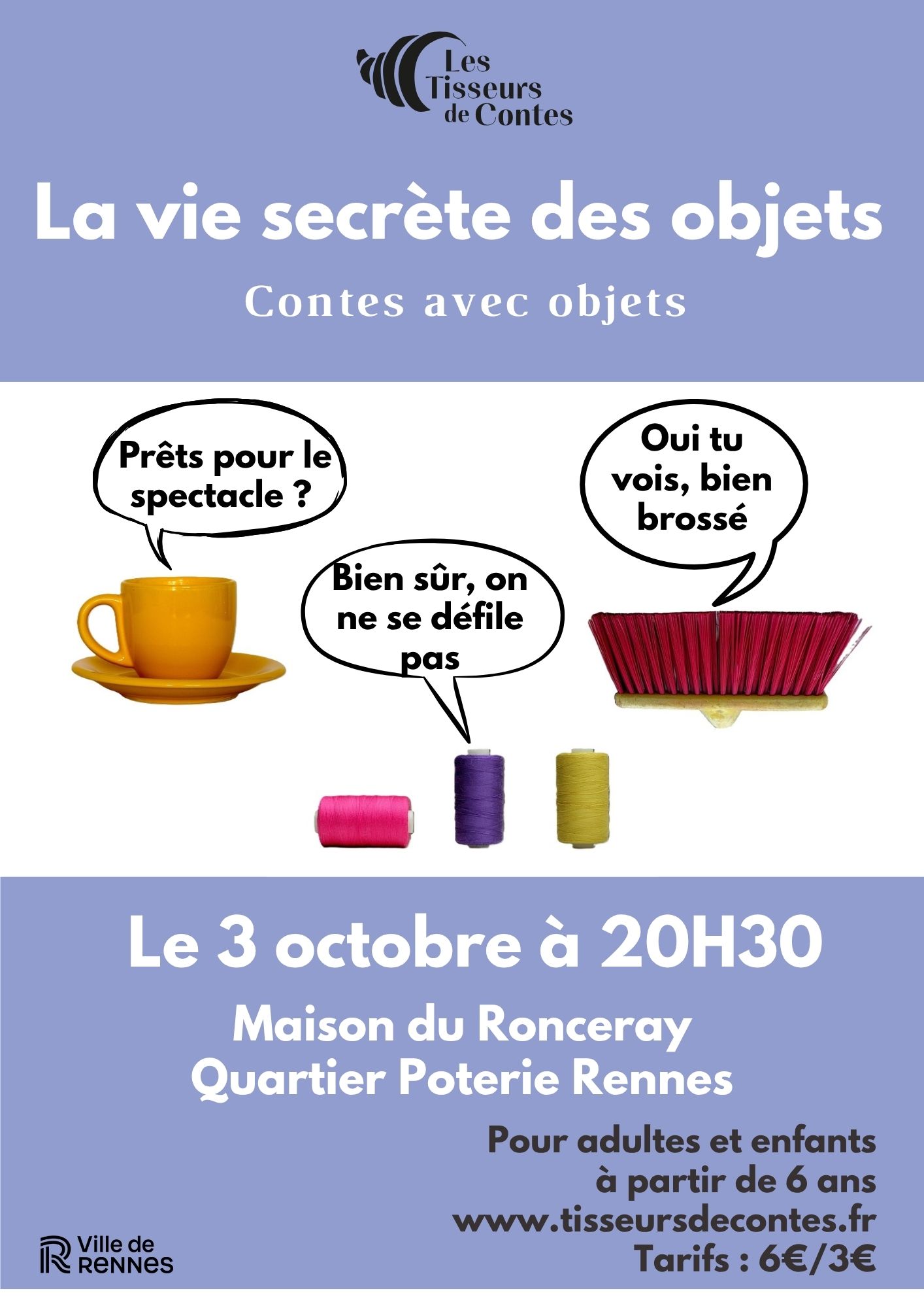 Soirée Ronceray : La vie secrète des objets